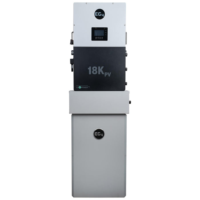 EG4 Whole-Home Weatherproof Power Kit - 18kPV & All Weather WallMount w/ Solar {KIT-E0007} - EG4 18kPV Hybrid Inverter - All-In-One Solar Inverter - 18000W PV Input - 12000W Output