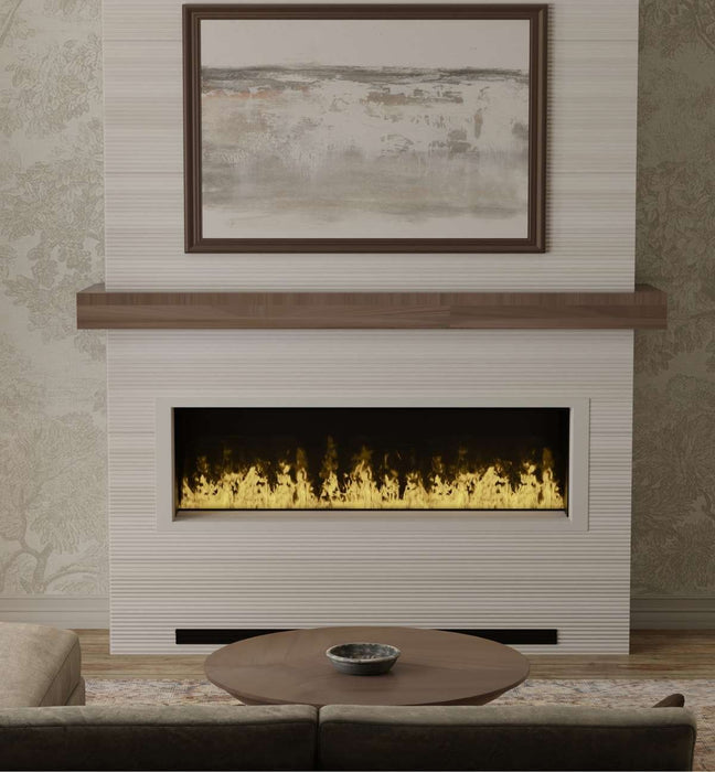 Dimplex Optimyst RGB Pro Box 60" Water Vapor Built-In Electric Fireplace - installed lifestyle view