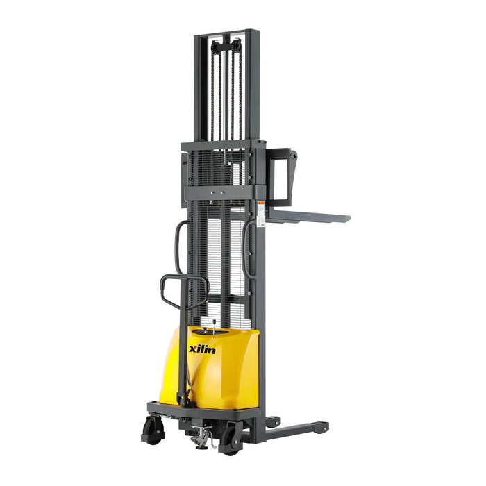 Xilin CDD15BE-118 3,300 lb semi-electric stacker front view