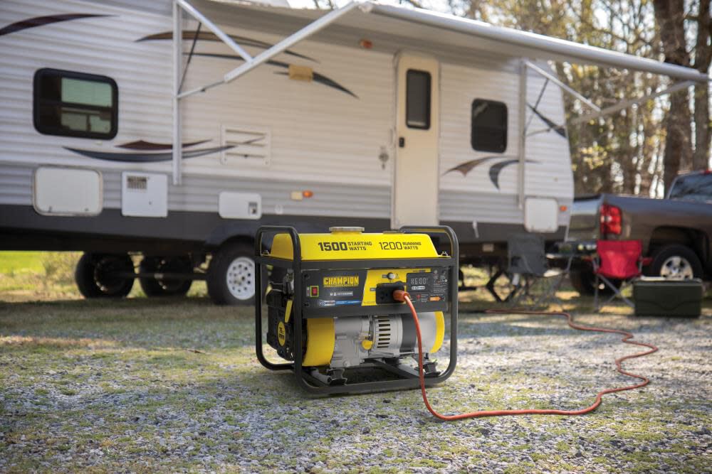 Champion Power Equipment 1200W Portable Generator with CO Shield® – 1500 Starting Watts, Gas Powered... - Dimensions