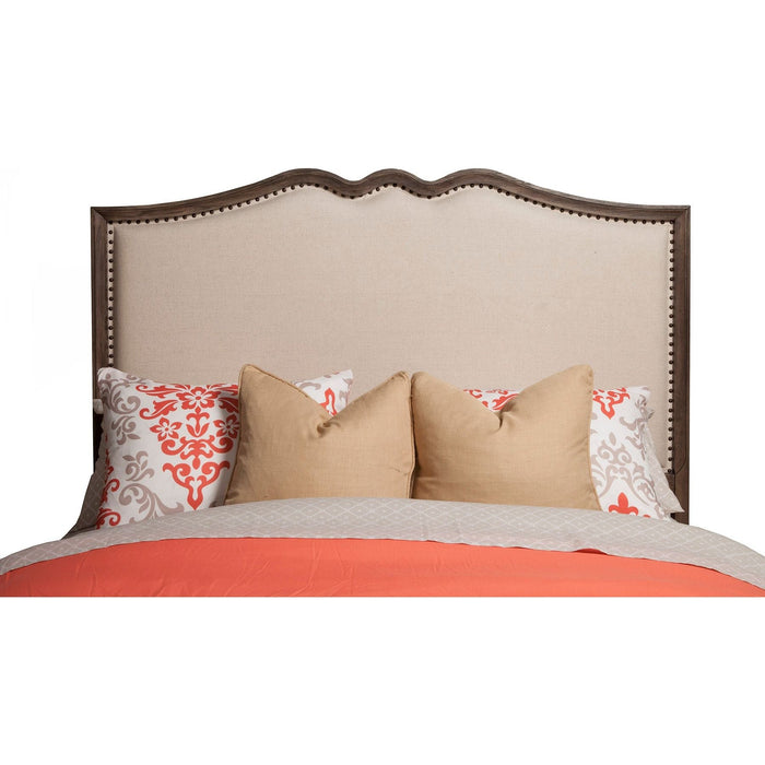 Alpine Furniture Charleston Bed, Antique Grey