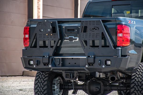 Chevrolet Silverado 1500 Dual Swing Carrier System Rear Bumper 2014-2018 Rear Bumper