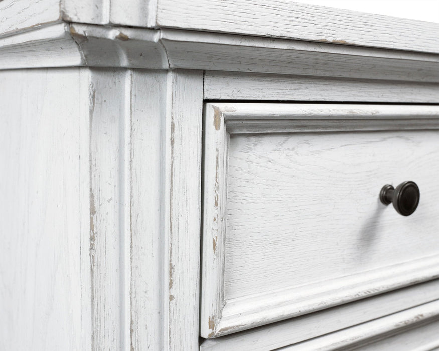 Alpine Furniture Clara Chest, White Mist