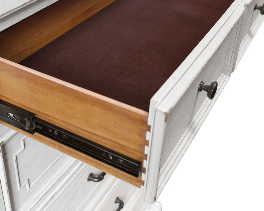 Alpine Furniture Clara Chest, White Mist