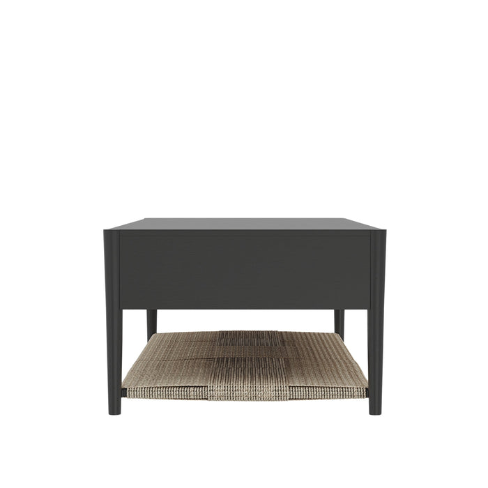 Alpine Furniture Cleo Coffee Table, Charcoal Gray