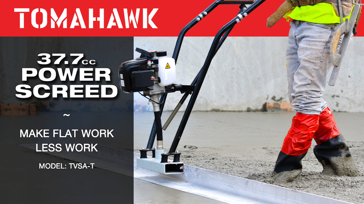 Tomahawk Power Concrete Screed Three Aluminum Blade Bundle (Choose 3 Boards) - Close-Up