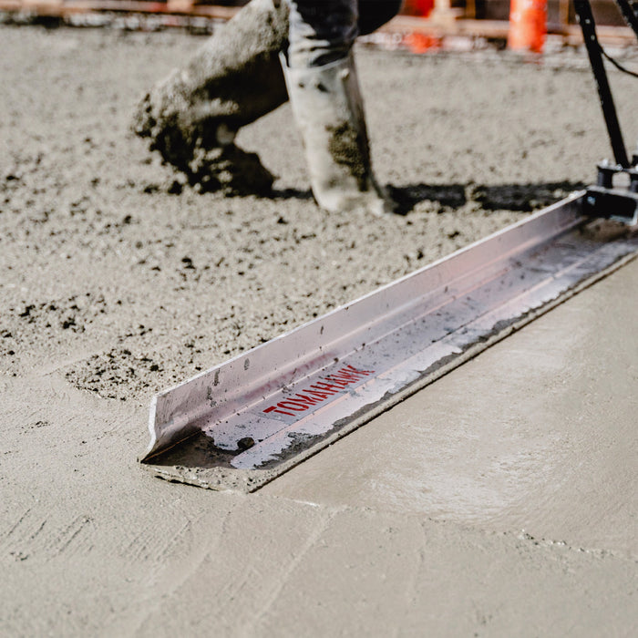 Tomahawk Power Aluminum Concrete Screed Blade Bundle (Choose 3 Boards) - Dimensions