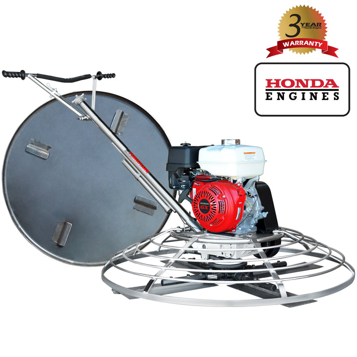 Tomahawk Power 36" Concrete Power Trowel 5.5HP Honda with Float Pan Cement Finishing Tool - Product Image 8