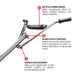 Tomahawk Power 36" Concrete Power Trowel 6HP Kohler Float Pan Screed Edge Cement Finishing Tool - Product Image 7