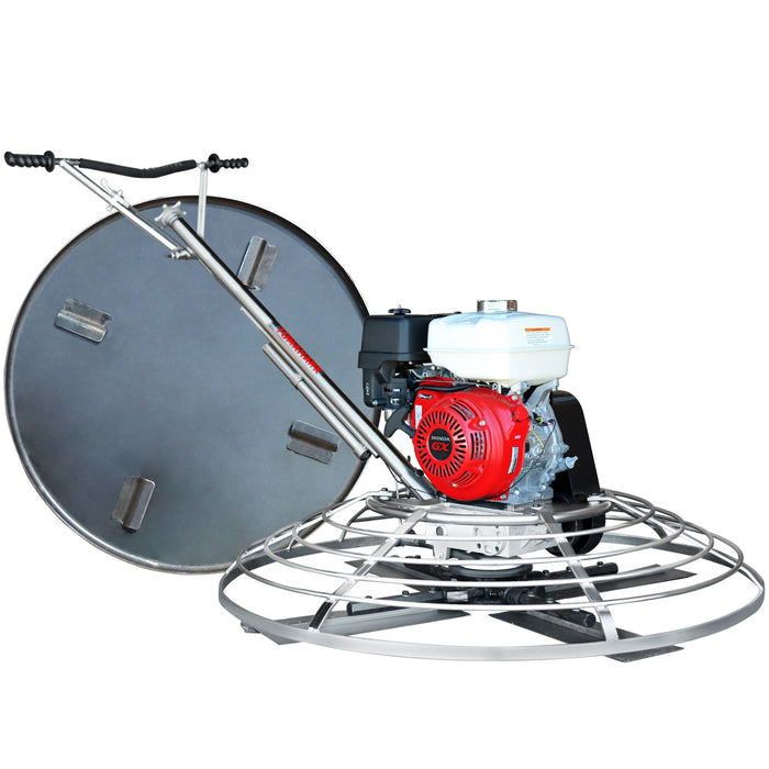 Tomahawk Power 46" Concrete Power Trowel 8.5HP Honda Combo Blades and Float Pan Cement Finishing Tool - Product Image 9