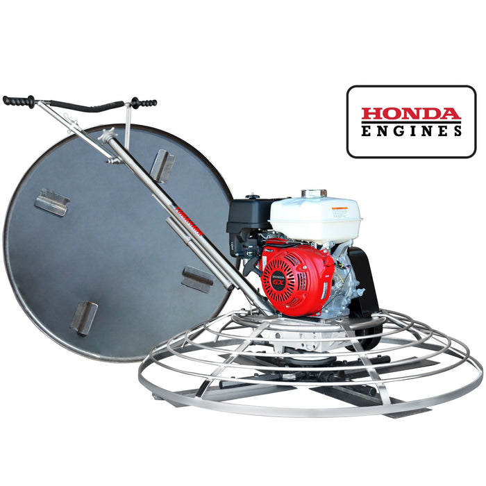 Tomahawk Power 46" Concrete Power Trowel 8.5HP Honda Combo Blades and Float Pan Cement Finishing Tool - Product Image 8