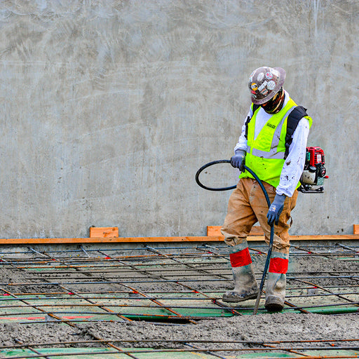 Tomahawk Power 21 ft Concrete Vibrator Flexible Shaft Hose For Concrete Backpack Vibrator - Alternate View