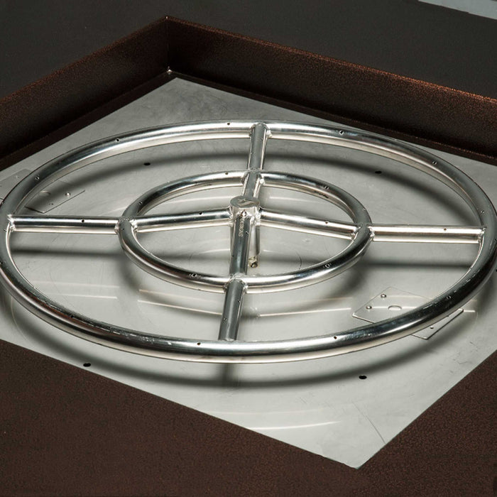 Starfire Designs Square Fire Pit Burner Kit - Match Lit Ignition Starfire Designs