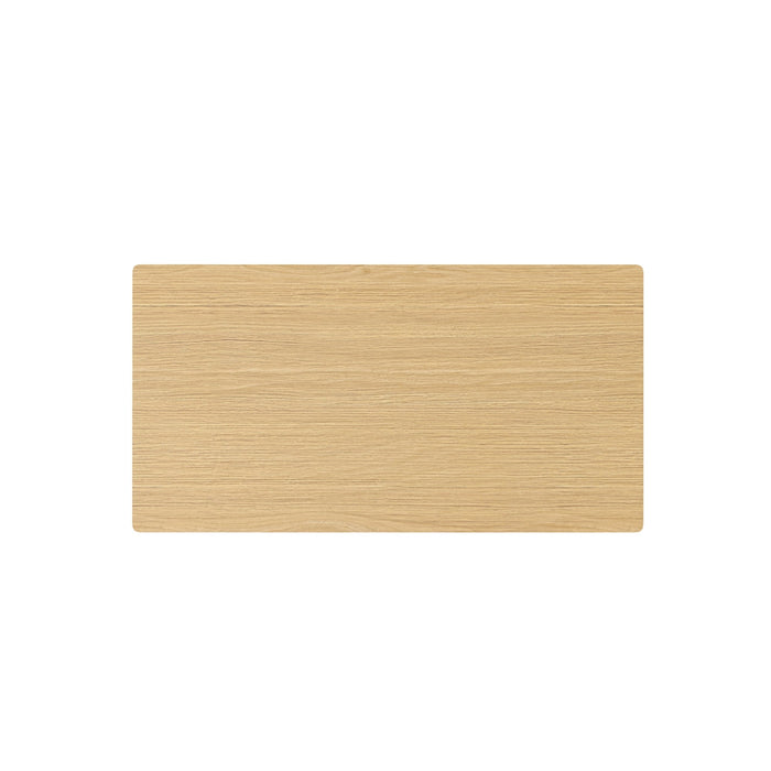 Alpine Furniture Cleo Cove Rectangular Dining Table, Light Oak