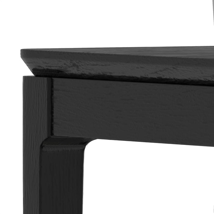 Alpine Furniture Cove Rectangular Dining Table, Vintage Black