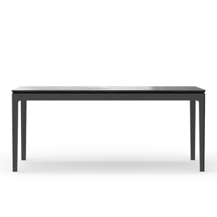 Alpine Furniture Cove Rectangular Dining Table, Vintage Black