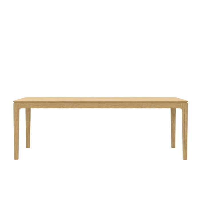Alpine Furniture Cleo Cove Rectangular Extension Dining Table, Light Oak