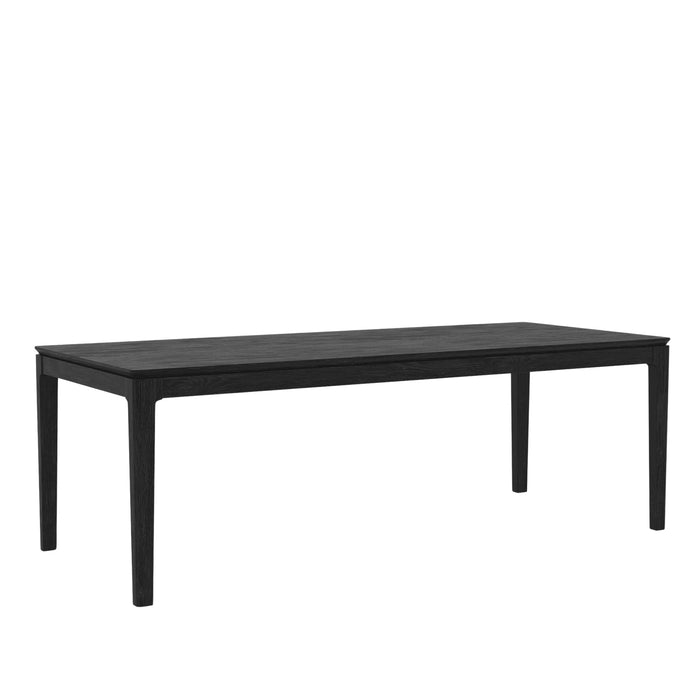 Alpine Furniture Cleo Cove Rectangular Extension Dining Table, Vintage Black