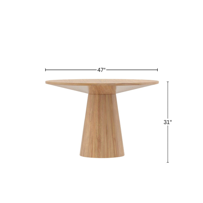 Alpine Furniture Cove Round Dining Table