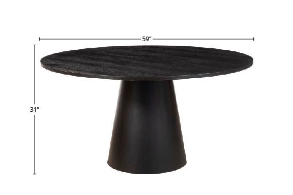 Alpine Furniture Cove Round Dining Table
