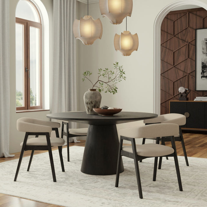 Alpine Furniture Cove Round Dining Table