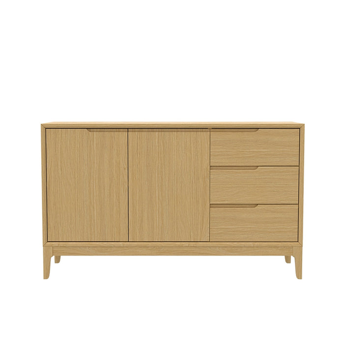 Alpine Furniture Cleo Cove Server, Light Oak