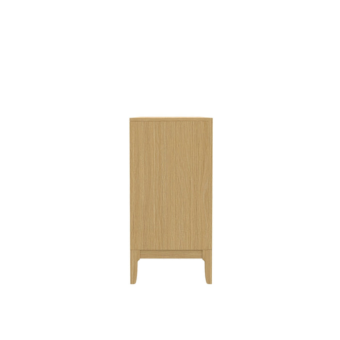 Alpine Furniture Cleo Cove Server, Light Oak