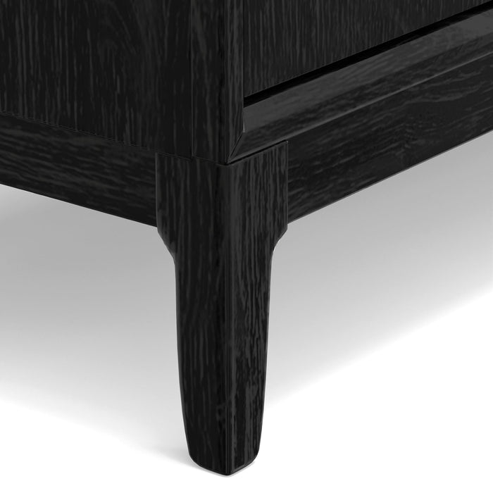 Alpine Furniture Cove Sideboard, Vintage Black