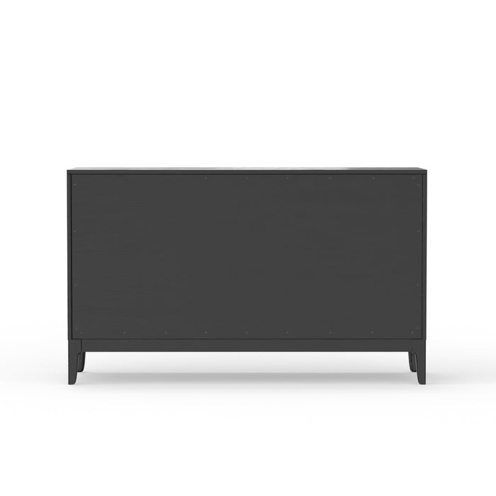 Alpine Furniture Cove Sideboard, Vintage Black