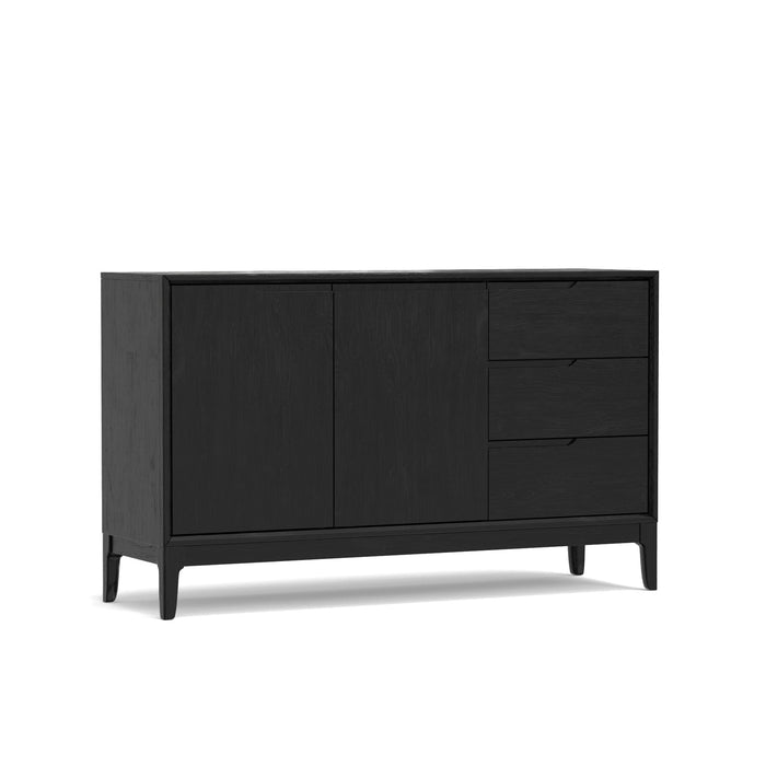 Alpine Furniture Cove Sideboard, Vintage Black