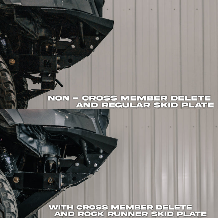 C4 Fabrication 2016-2023 Toyota Tacoma Rock Runner Front Skid Plate w/Cross Member Delete – image 5 of 8
