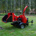 25hp 750cc Twin Cylinder ZONSEN Petrol Engine 7" Hydraulic Feeding Wood Chipper,  DCH7