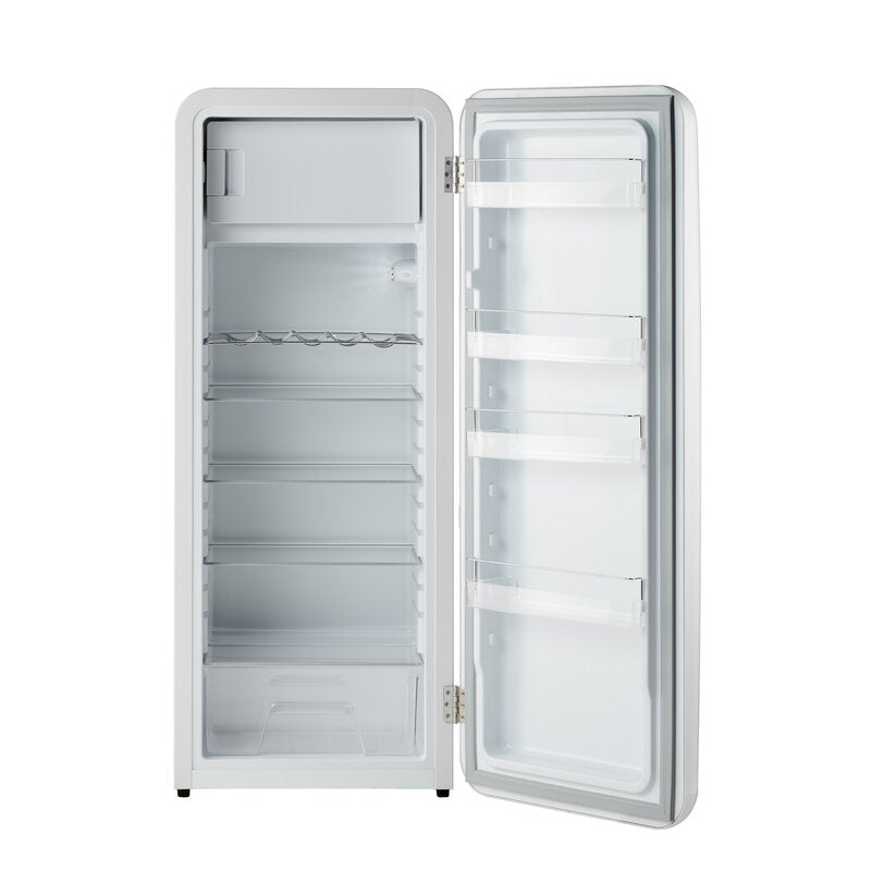 IIO 24" 10 cu.ft  Silver Frost White Freezer Refrigerator