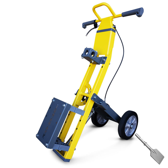 Tomahawk Demo Hammer Trolley – Heavy-Duty Universal Jackhammer Support Anti-Vibration Ergonomic... - Installation View