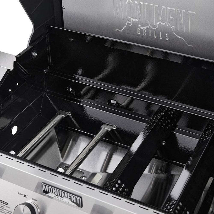 Monument Grills Denali 405 | Stainless Smart Tech Propane Gas Grill 4 Burner Grill - View 11