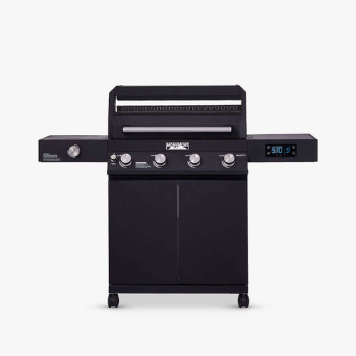 Monument Grills Denali 425 | Black Smart Tech Propane Gas Grill 4 Burner Grill