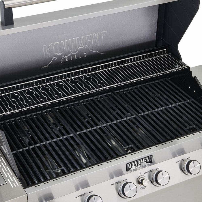Monument Grills Denali 605 | Stainless Smart Tech Natural/Propane Gas Grill 6 Burner Grill - View 16