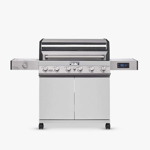 Monument Grills Denali 605 | Stainless Smart Tech Natural/Propane Gas Grill 6 Burner Grill
