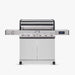 Monument Grills Denali 605 | Stainless Smart Tech Natural/Propane Gas Grill 6 Burner Grill