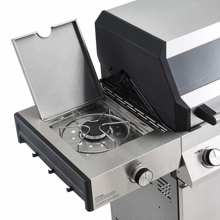 Monument Grills Denali 605 | Stainless Smart Tech Natural/Propane Gas Grill 6 Burner Grill - Dimensions