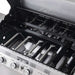 Monument Grills Denali 605 | Stainless Smart Tech Natural/Propane Gas Grill 6 Burner Grill - Close-Up