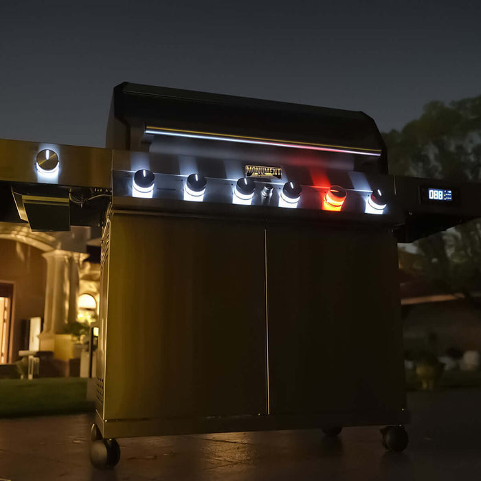 Monument Grills Denali 605Pro | Stainless Smart Propane Gas Grill 6 Burner Grill - View 13