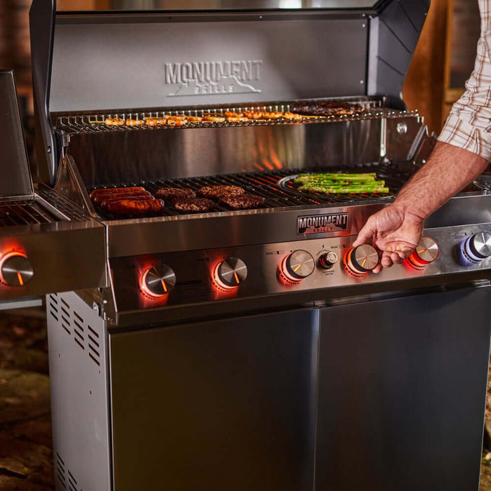 Monument Grills Denali 605Pro | Stainless Smart Propane Gas Grill 6 Burner Grill - View 31
