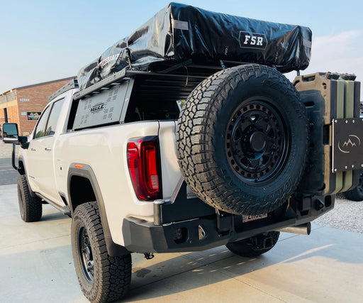 GMC Sierra HD/Denali 2500/3500 Dual Swing Carrier System 2020+Rear Bumper Rear Bumper