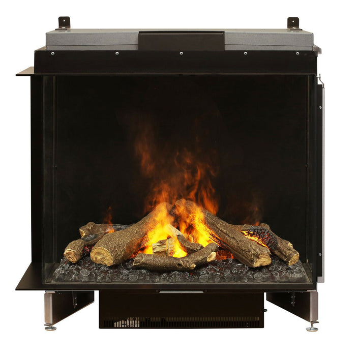Faber e-MatriX 37" Two-Sided Built-in Electric Firebox, Left-facing | FEF3226L2L Dimplex