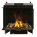 Faber e-MatriX 37" Two-Sided Built-in Electric Firebox, Left-facing | FEF3226L2L Dimplex