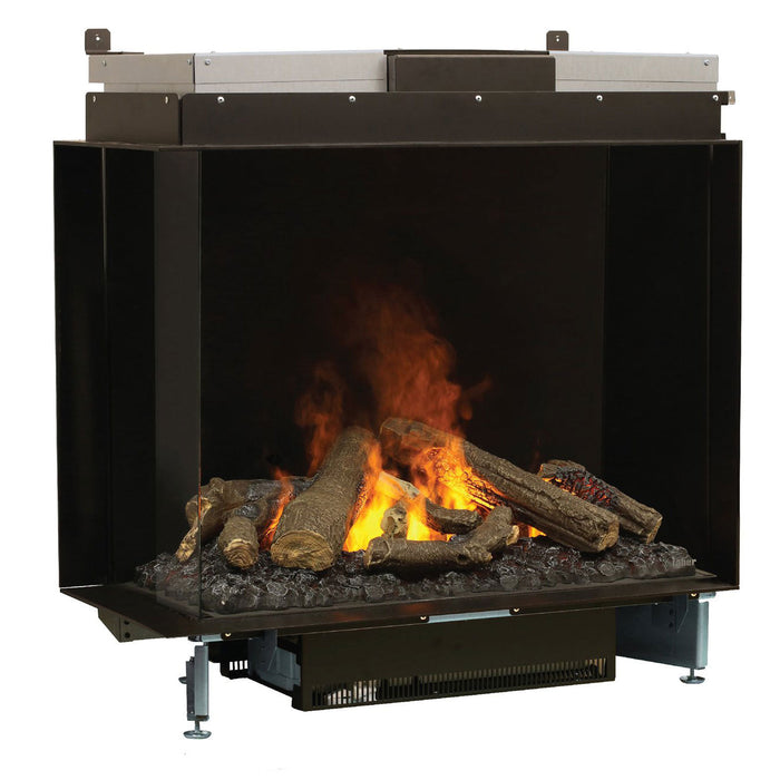 Faber e-MatriX 37" Two-Sided Built-in Electric Firebox, Left-facing | FEF3226L2L Dimplex