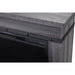 Morgan 32-Inch Mantel with a 23-Inch Electric Fireplace in Charcoal Oak (C3P23LJ-2085CO) - feature highlight