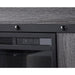Morgan 32-Inch Mantel with a 23-Inch Electric Fireplace in Charcoal Oak (C3P23LJ-2085CO) - alternate view