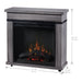 Morgan 32-Inch Mantel with a 23-Inch Electric Fireplace in Charcoal Oak (C3P23LJ-2085CO) - specifications diagram